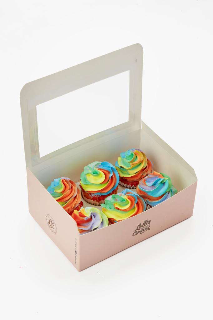 Rainbow Cupcakes