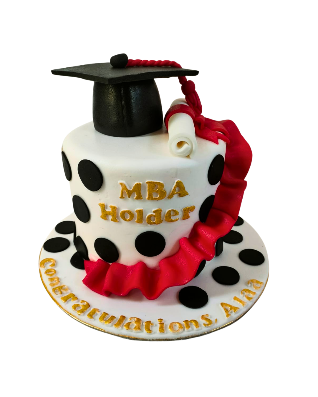 MBA Celebration cake