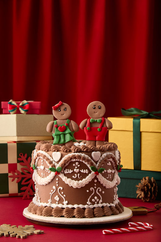 Gingerbread People Cake