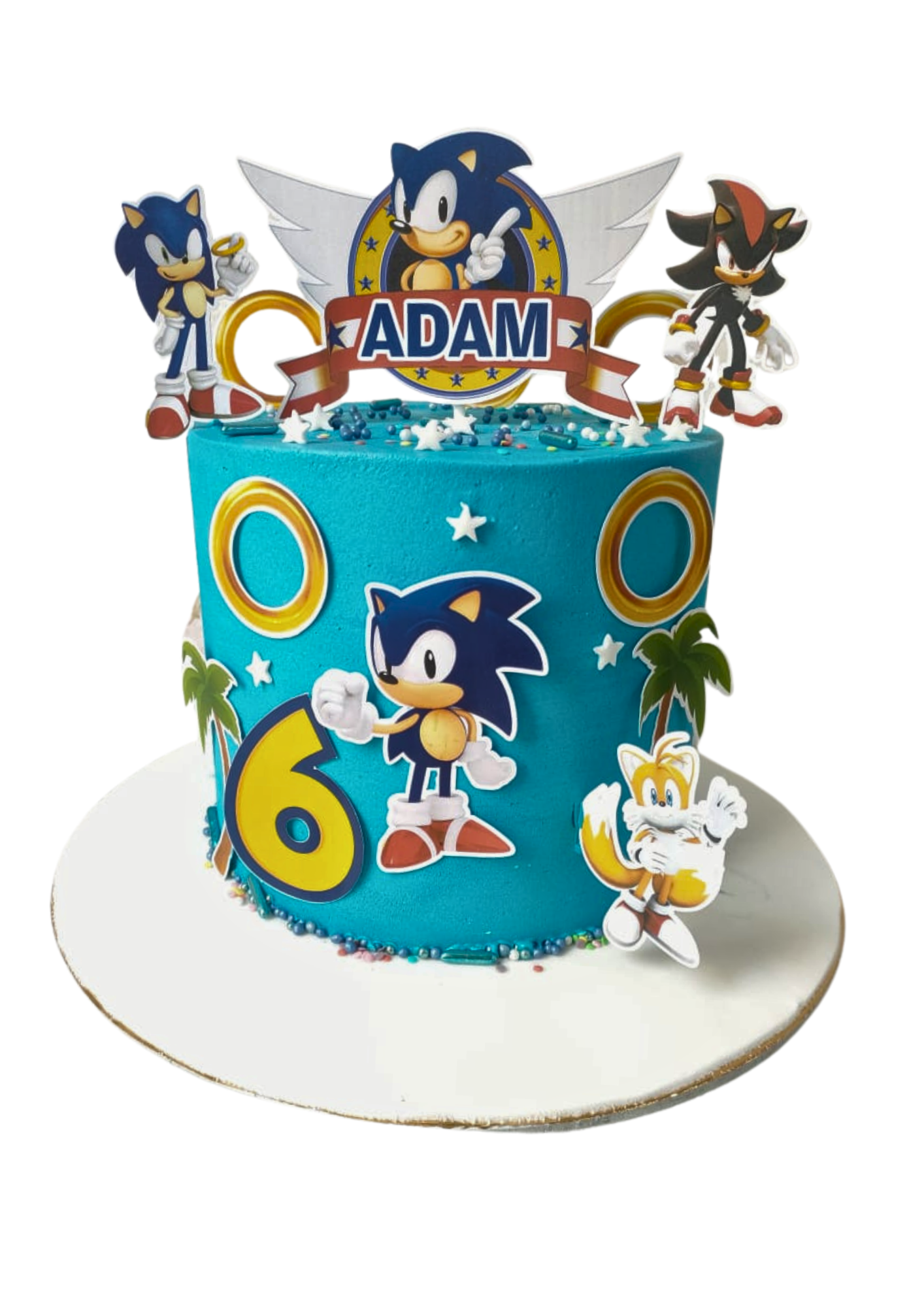 Blue Sonic Cake