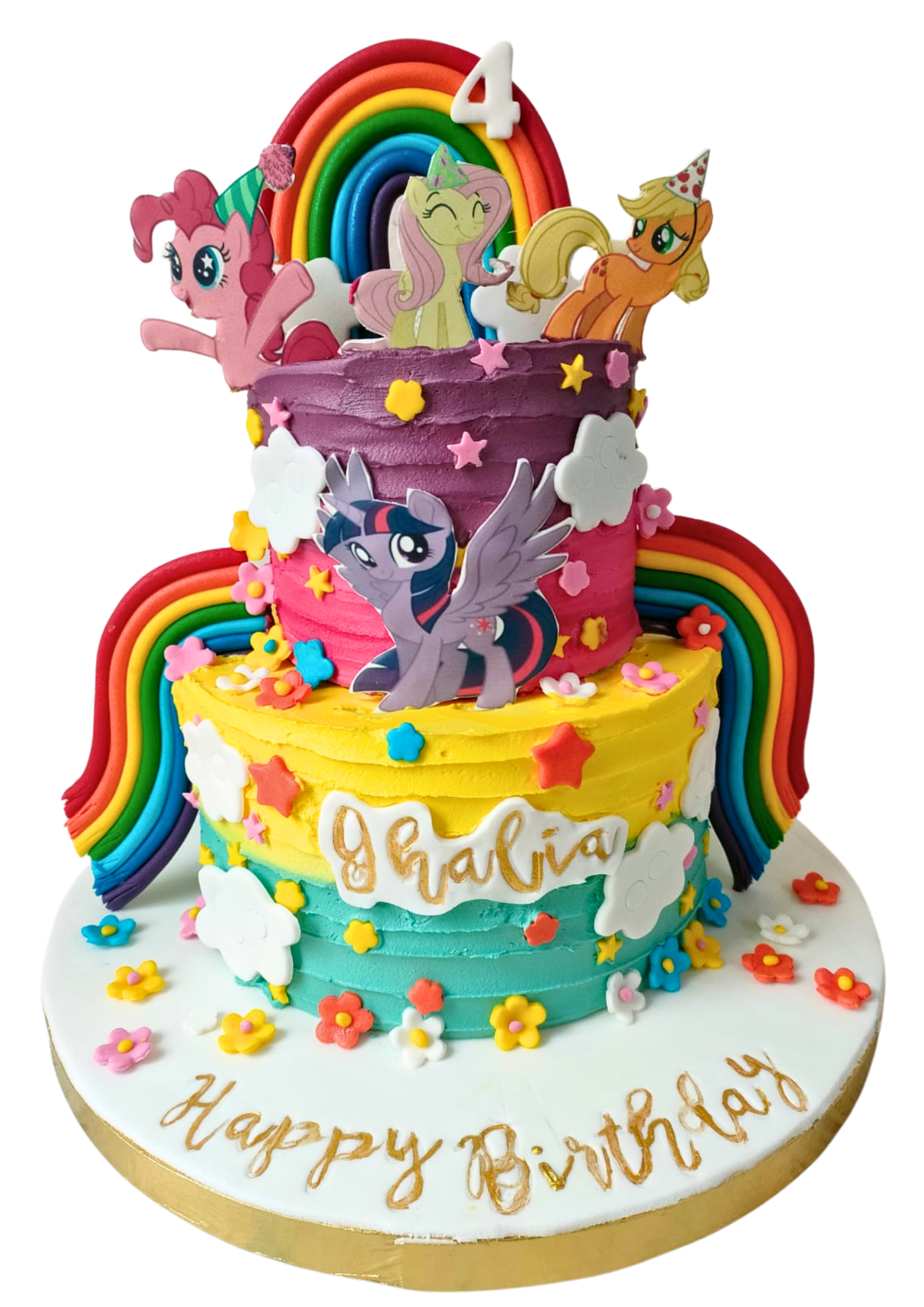 Two-Tier My Little Pony Cake