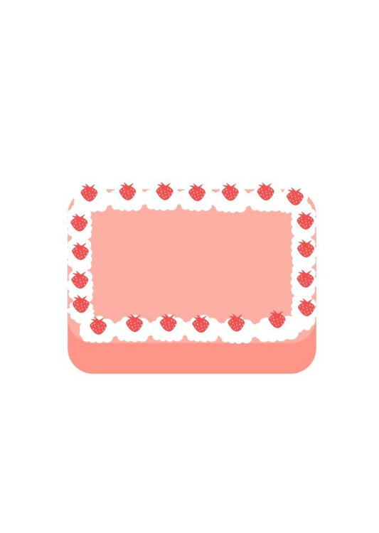 Customize Your Own Rectangle Cake