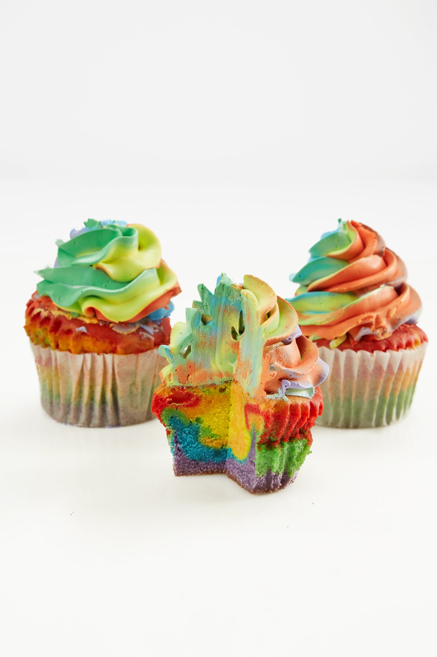 Rainbow Cupcakes
